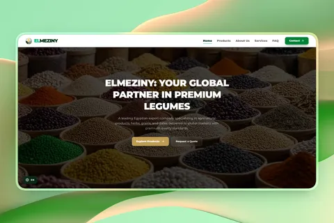 موقع ELMEZINY للاستيراد والتصدير preview